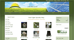 Desktop Screenshot of mysolarshop.com