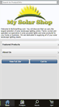 Mobile Screenshot of mysolarshop.com